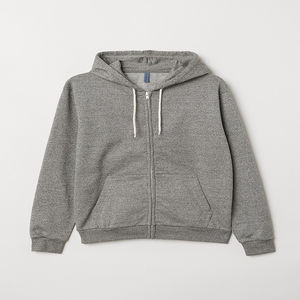 เสื้อฮู้ดซิปผู้ชายคุณภาพดีเยี่ยม ผ้าถักบุซับใน 100% ผ้าฝ้าย เป็นมิตรกับสิ่งแวดล้อม ป้องกันรอยยับ แขนยาว แห้งเร็ว ลดราคา - Product Image 1