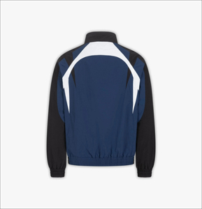 Ensemble coupe-vent 2 pièces en polyester et nylon avec fermeture à glissière pour hommes personnalisés Streetwear OEM ensemble de short coupe-vent en coton fabricants - Product Image 3