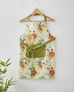 100% Cotton Sleeveless <b>Kitchen</b> <b>Apron</b> Digital Printed Fabric Washable and Reusable for Cooking and Baking for Women and Men - Product Image 1