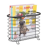 Di lusso in stile americano in ferro da cucina appesa scaffale per libri da parete rivista semplice Rack per ufficio casa camera da letto