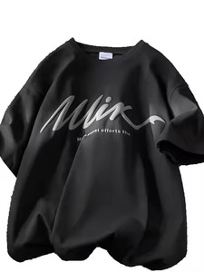 T-shirt Hip Hop Stone délavé à l'acide pour hommes, 100% coton, t-shirts avec logo, personnalisables, surdimensionnés, vintage - Product Image 6