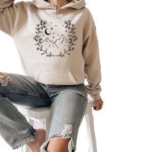 Sudadera con Capucha Extra Grande Personalizada con Cremallera, Pantalones Deportivos para Mujer, Transpirable, de Algodón, Poliéster y Felpa, Ropa de Estar en Casa, Bordada, Sin Forro - Product Image 4