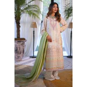Chiffon <b>Hareem</b> Shirt and Dupatta for Spring Summer - Product Image 5
