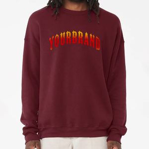 เสื้อสเวตเชิ้ตผู้ชายแขนยาว คอกลม ผ้าฟลีซ 100% คอตตอน เป็นมิตรกับสิ่งแวดล้อม รุ่นใหม่ประจำปี 2025 ขายส่ง - Product Image 1