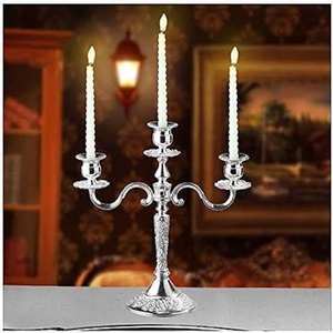 เชิงเทียนอะลูมิเนียม 5 แขน สำหรับตกแต่งบ้าน วางบนโต๊ะ เหมาะสำหรับคริสต์มาส งานแต่งงาน วันเกิด และอีสเตอร์ ขายส่ง - Product Image 4