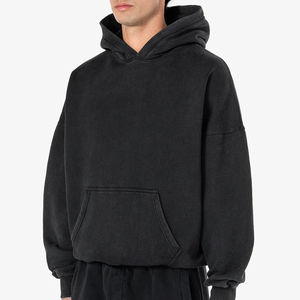 Sweat-shirt à capuche personnalisé pour homme, coton de haute qualité, polaire épais, chaud, à porter au quotidien, coupe ample - Product Image 4