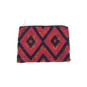 Nouveau Design Artisanat Perlé Jaune et Rouge Perlé Rose Broderie Petit Portefeuille Sac À La Mode Fantaisie Élégant Dernier Par Hiba Enterprises - Product Image 5