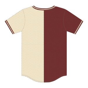 Venta al por mayor KAP medio y medio Jersey béisbol Jersey 100% poliéster malla fraternidad camiseta con apliques bordados Logos - Product Image 3
