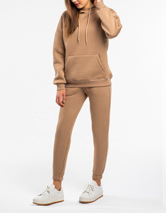 Conjunto Deportivo de 2 Piezas para Mujer, Sudadera con Hombros Caídos y Pantalones Deportivos, Chándal - Product Image 2