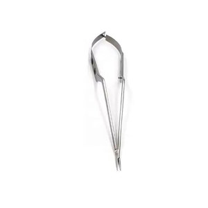 กรรไกร yasargil ขนาดเล็กที่มีใบมีดมุมและปลายโค้งกรรไกรสแตนเลสกรรไกรทางคลินิก - Product Image 3