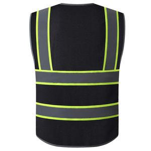 Lightweight Casual Autumn Breathable Reflective Vest with Adjustable Fit for Improved Safety and Mobility at Work - Product Image 4