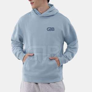 Nueva moda Drop Shoulder Ropa Tallas grandes Sudaderas con capucha Algodón Estilo casual Drop Shoulder Hoodies - Product Image 2
