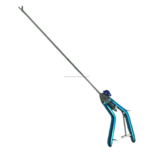 Portaagujas Laparoscópico de Mandíbula Curva, Eléctrico, Reutilizable, de Acero Inoxidable, Instrumento Quirúrgico con Certificación CE, para Uso Hospitalario y Clínico - Product Image 3