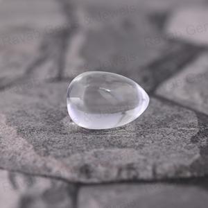 High Quality 10x15mm Natural Pink Quartz Smooth Loose Gemstone Briolette Half Top Drill Drops <b>Silver</b> Jewelry <b>Earrings</b> Making - Product Image 6