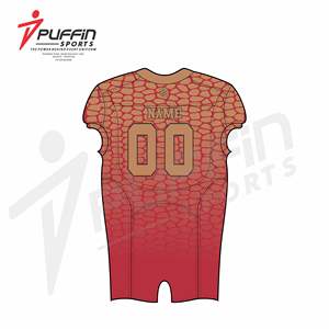 ชุดฟุตบอลอเมริกันระบายอากาศได้ดีสำหรับผู้ชายโลโก้ทีมพิมพ์ลายดิจิทัลเสื้อกีฬา - Product Image 3