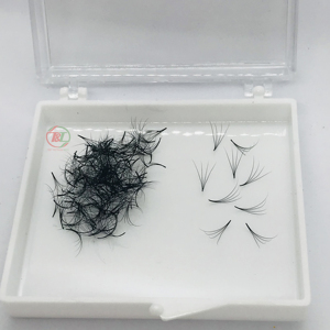 Extensiones de Pestañas de Volumen, Pelo Sintético Hecho a Mano de Alta Calidad, Pestañas Postizas Naturales Largas, Multigruesas 0.07mm, Curvatura C/D - Product Image 5