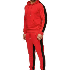 Nueva Llegada, Ropa Deportiva Personalizada para Entrenamiento, Ropa Deportiva para Correr, Manga Larga, Corte Ajustado, Trajes Deportivos Rojos para Hombre en Venta - Product Image 5