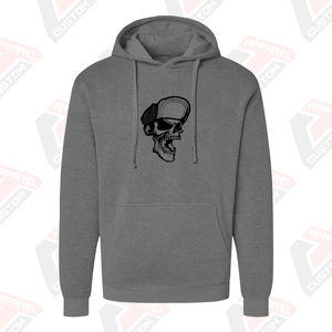 Sudaderas de algodón 100% para hombre con logotipo personalizado Sudaderas con capucha de invierno con hombros caídos de peso pesado Diseño bordado Liso teñido Sin cuerdas - Product Image 1