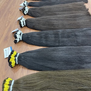 Extensiones de cabello a granel de color negro natural Paquetes de cabello crudo 26 pulgadas Extensiones de cabello humano Trama - Product Image 3