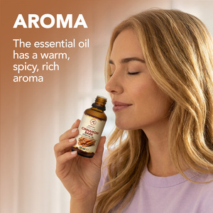 Aromatika Huile Essentielle de Cannelle Pure à 100% 50ml Aromathérapie Naturelle Parfum Épicé - Product Image 3