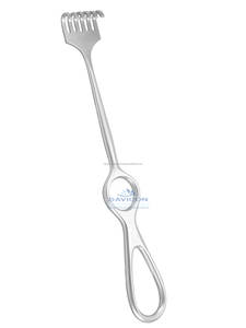 Retractor Volkmann profesional de alta calidad, 6 puntas romas | Ganchos de cirugía plástica y retractor de acero inoxidable - Product Image 6