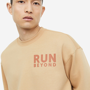 เสื้อสเวตเตอร์ผ้าฝ้ายสำหรับผู้ชายเสื้อวอร์มคอกลมออกแบบได้ตามที่ต้องการ - Product Image 2