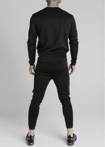 Nuevo chándal personalizado negro gráficos personalizados Slim Fit trajes hombres chándal moda hombres ropa deportiva chándal - Product Image 2