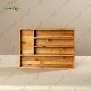 Caja de Almacenamiento Ecológica de Bambú Prensado y Pulido, Color y Logotipo Personalizables, Diseño Minimalista para Hogar, Hotel, Baño, Marcas Premium - Product Image 4
