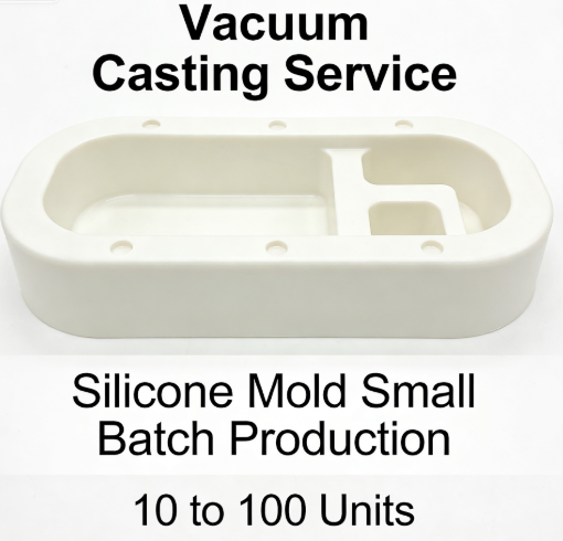 Vacuum Casting Service Silicone Mold Rapid Prototyping Medical Device Housing Custom PU Parts Small Batch 10-100 Units