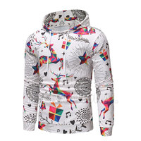 Nuevo Diseño, Sudaderas con Capucha para Hombre, Tallas Grandes, Color Blanco Hueso, Transpirables, de Poliéster, con Bordado en Relieve 3D, para Verano e Invierno