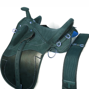 Venta al por mayor de alta calidad, diseño único, colores negros, cuero de vaca, monturas para montar a caballo - Product Image 6