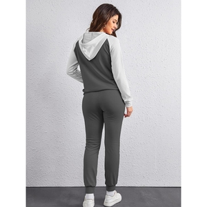 Conjunto Deportivo de Invierno Estilo Streetwear, con Logotipo Personalizado, de Algodón, Informal, de Lujo, para Mujer - Product Image 5