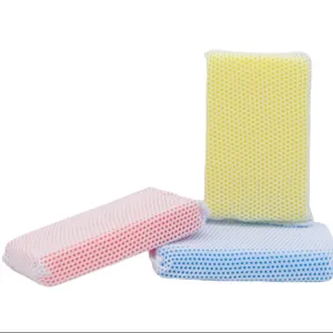 Dishwashing Net Sponge ARC EN CIEL Mesh Scrub Multi-purpose Anti-Scratch Cleaning Net