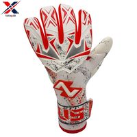 Gants de gardien de but de football en cuir de haute qualité, imperméables, respirants, antidérapants, avec poignet réglable, pour l'extérieur