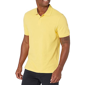 100% algodón cuello alto para hombre para Polo de alta calidad personalizado OEM Golf Polos sólido 220 gramos alta cantidad camisetas en blanco - Product Image 4