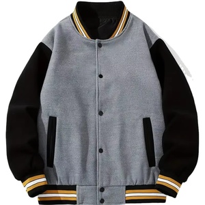 Chaqueta Varsity de Béisbol Personalizada al por Mayor para Hombre, Cortavientos, 100% Lana, Logotipo Frontal, Estilo Urbano, Chaqueta de Invierno a Bajo Precio - Product Image 1