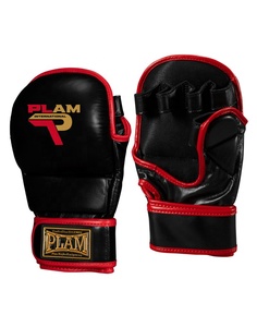 Gant de combat MMA en cuir de peau de vache personnalisé de haute qualité avec poignées pour les combats professionnels - Product Image 1
