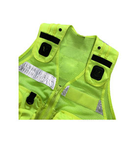 Chaqueta de seguridad de alta resistencia Hi Vis de la compañía Vietnamita Chaqueta reflectante de protección ligera hecha de poliéster - Product Image 5