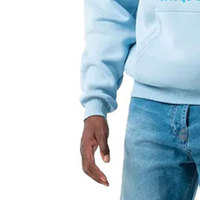 Sudadera con Capucha Reddito Sports para Hombre, 100% Algodón, Forro Polar, Cierre Completo, Bordada, Corte Regular, Anti-Pilling y Resistente al Viento