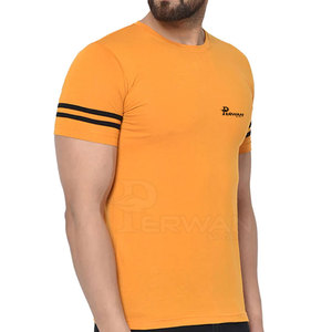 100% coton fait hommes T-Shirts Slim Fit hommes T-Shirts à manches courtes hommes T-Shirts pour la vente en ligne - Product Image 5