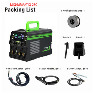 Soudeuse MIG MMA TIG 180A sans gaz, machine à souder à affichage numérique, onduleur IGBT pour la réparation des métaux - Product Image 4