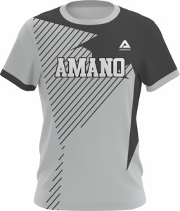 Customized Soccer Uniform Digital Sublimation 100% Polyester Breathable Short Unisex Men Football Jerseys Shirt Top Amano Sport - Product Image 1