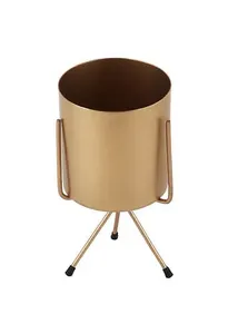 Low MOQ <b>Set</b> of <b>3</b> Votive Shape Planters Handmade Metal New Flower Pot Coastal Style Metal Flower <b>Vase</b> High Selling Wholesale - Product Image 2