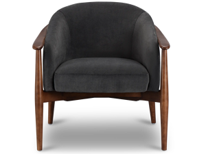 미드 센추리 모던 라운지 체어 호텔 로비 카페 사무실 리셉션에서 단단한 나무 프레임이있는 벨벳 덮개를 씌운 악센트 안락 의자 - Product Image 4