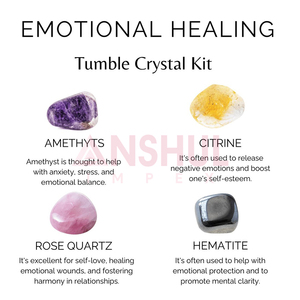 Colección exclusiva de Promover la resiliencia del amor propio y la paz interior Proveedor de kits de cristales de intención de curación emocional - Product Image 6
