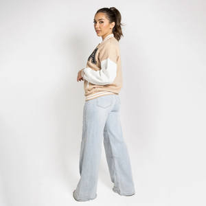 2024 personnalisé femmes varsité veste Letterman Vintage décontracté Bomber hiver manteau XL taille respirant tricoté poche décoration - Product Image 2