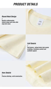 Customized Wholesale Custom Logo DTG Graphic Print Cotton <b>Men's</b> Streetwear <b>T</b>-<b>shirt</b> Custom Design <b>T</b>-<b>shirts</b> Printing Manufacturer - Product Image 4