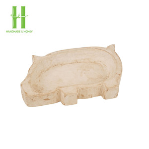 Tazón de masa de madera de alta calidad de diseño único para decoración del hogar vintage y para regalos de decoraciones navideñas OEM hecho en Vietnam - Product Image 6