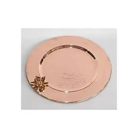 Assiettes de Présentation en Plastique pour Maintenir la Chaleur de vos Plats, Lot de 4, Anti-Taches, Écologiques, Modernes et Luxueuses