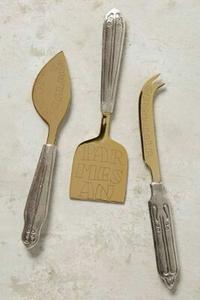 Elegante Juego de Utensilios de Cocina de Bambú Pulido Dorado para Servir Queso, Bajo MOQ de Fabricante Indio - Product Image 4